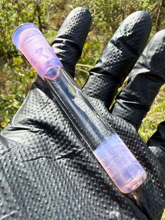 Jamie Clement Glass Downstem Seconds Quality - Pink Slyme