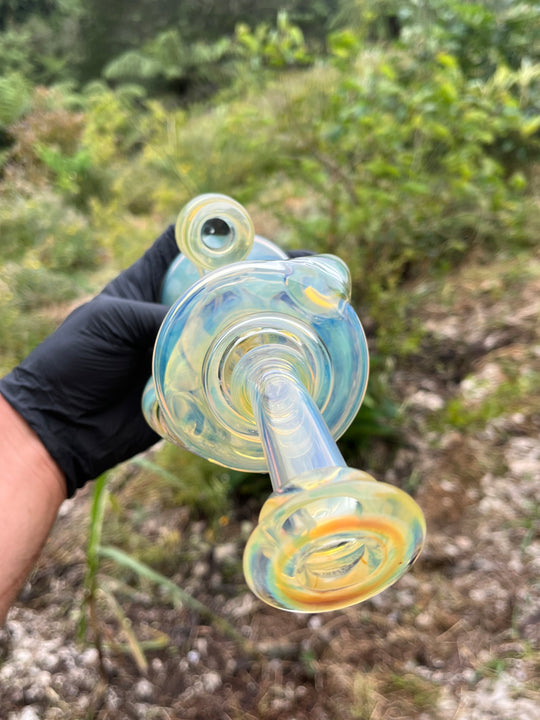 Yeti Glass Double Uptake Klein - Silver Fumed