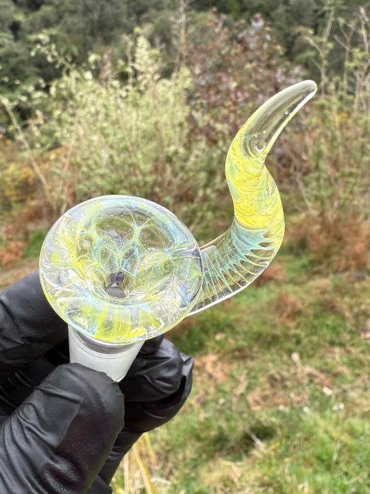 Alex Golovin Slide 18mm Up Horn - Yellow Slyme/Custom/UV