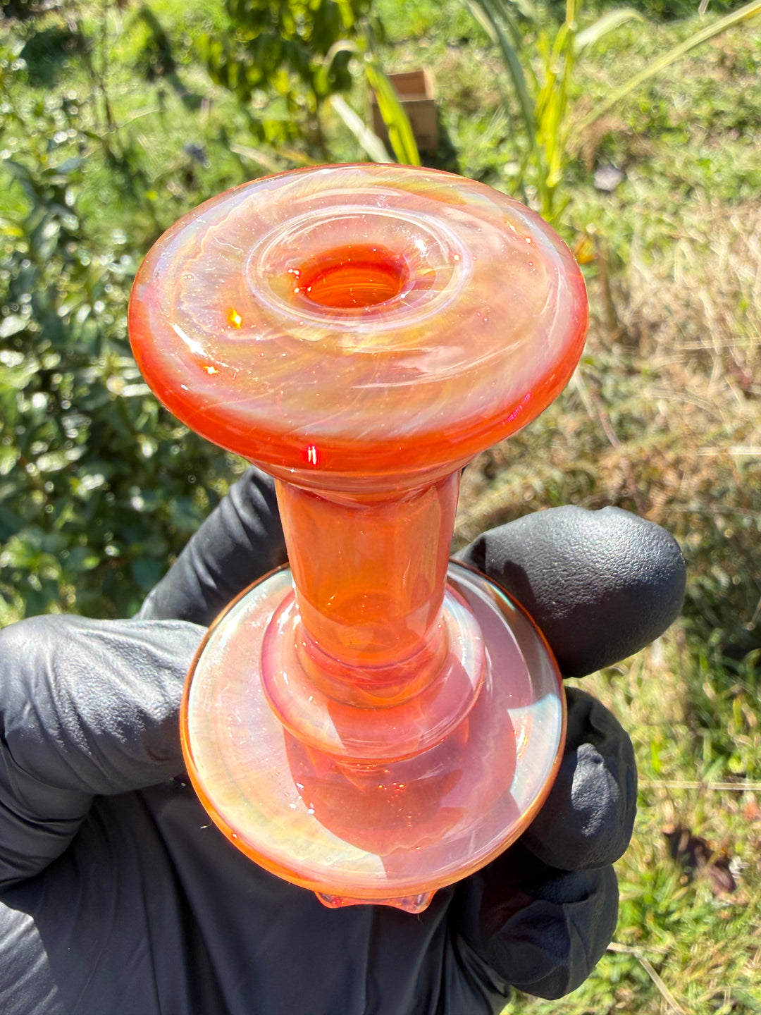 Yeti Glass Puffco Peak Dry Top/Joystick Set - Triple Passion