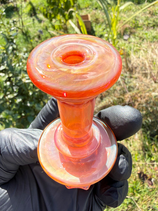 Yeti Glass Puffco Peak Dry Top/Joystick Set - Triple Passion
