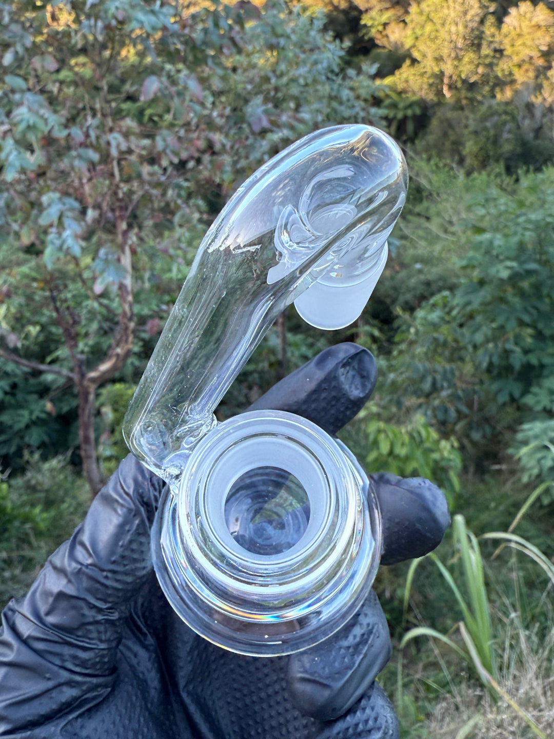 Uzzi Glass Drop Down Ash Catch 18mm - Clear