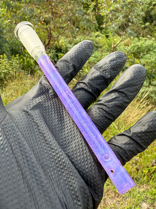 Jamie Clement Glass Collaboration Downstem  - Pink Slyme