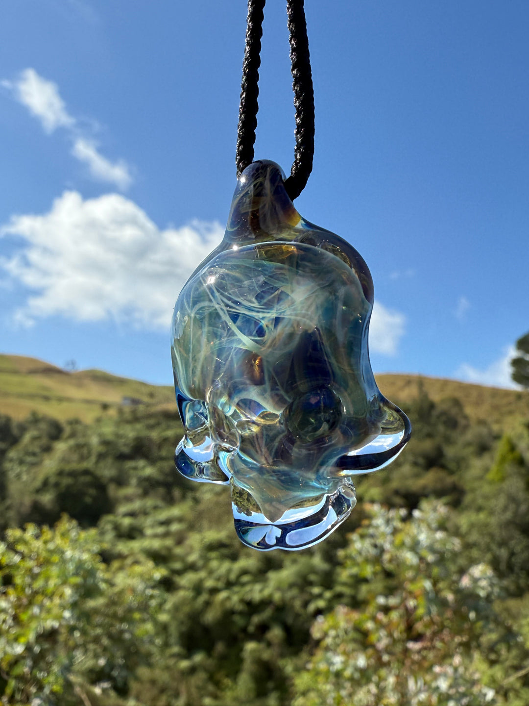 Beerglass Chaos Skull Pendant - Multicoloured #2