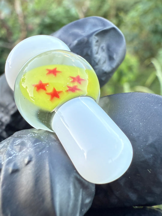 Uzzi Glass Dbz Milli Carb Cap - White