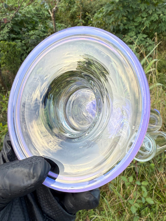 Uzzi Glass Stemline To Imperial Bent Neck Tube - Pink Slyme