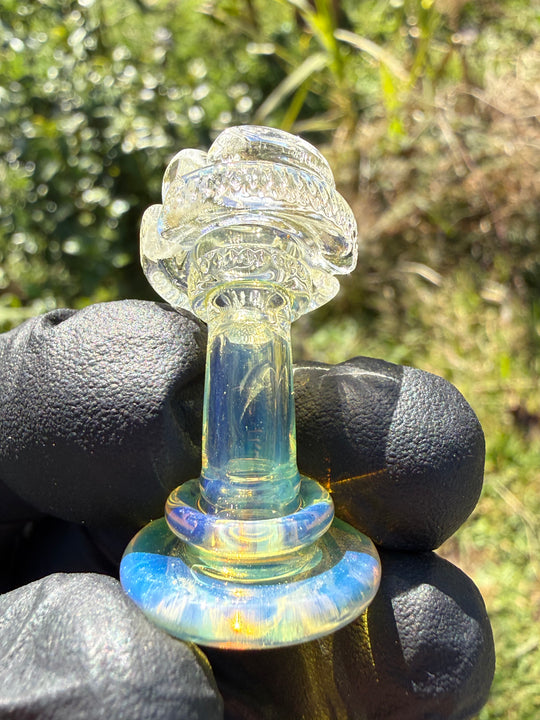 Yeti Glass Puffco Pivot Dry Top - Silver Fumed #4