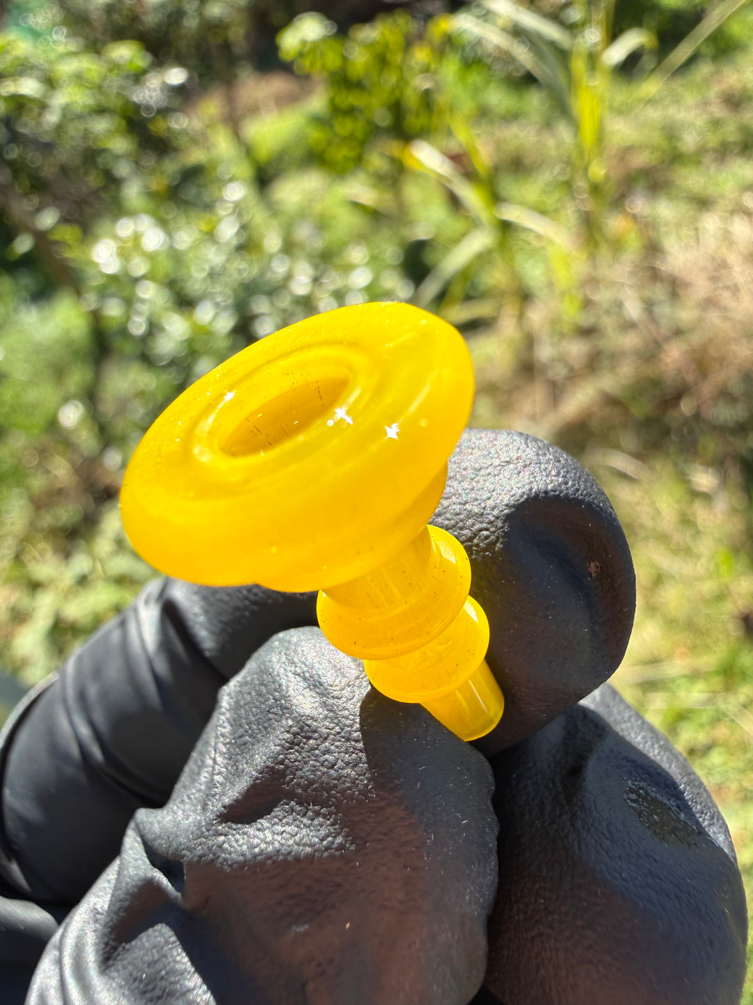 Yeti Glass Puffco Peak Joystick - Yellow #2