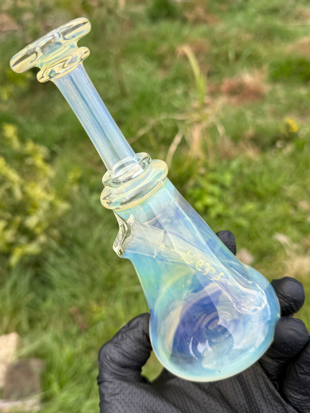 Yeti Glass Mini Jammer - Silver Fumed #1