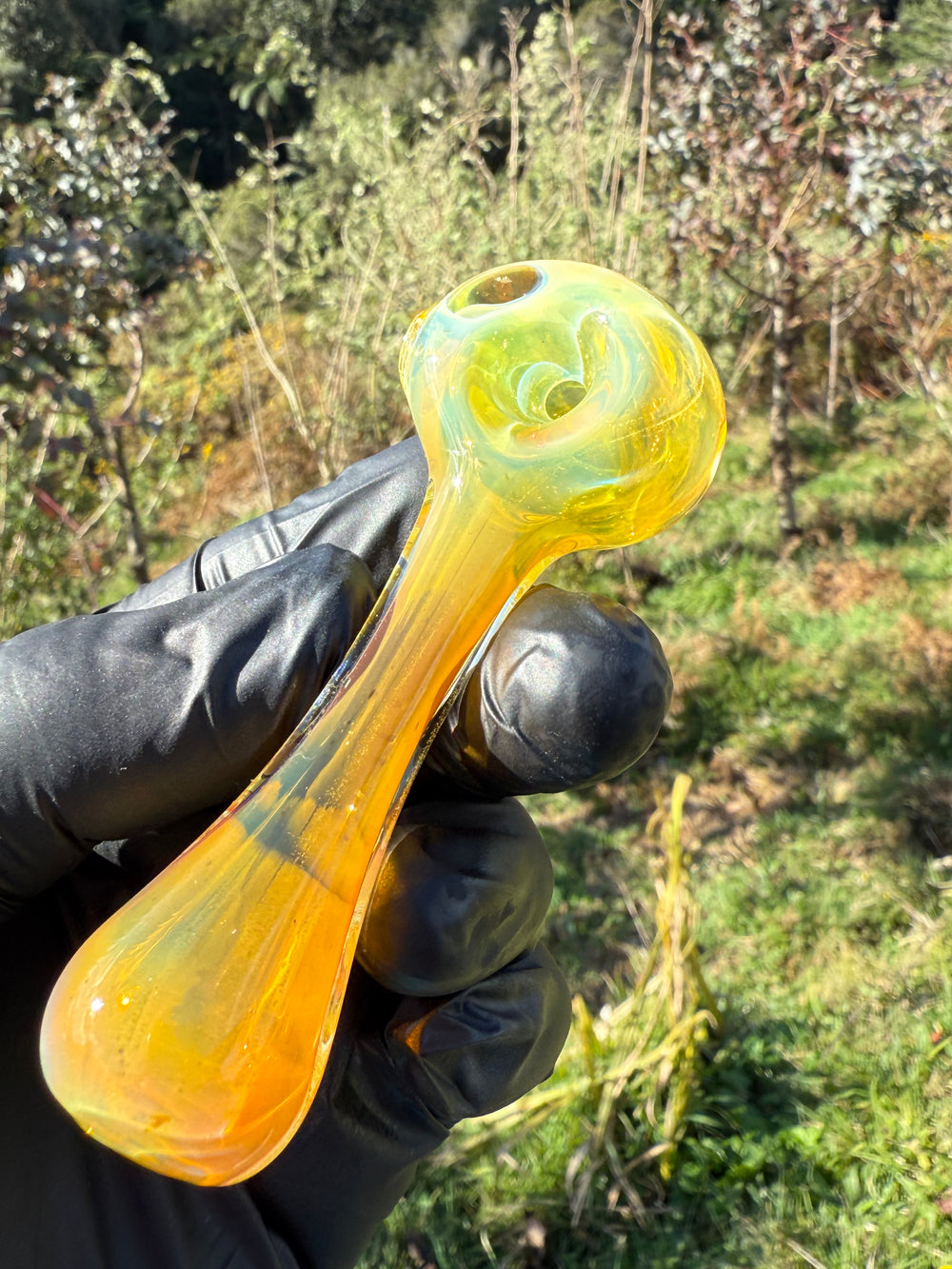 The Glass Bandit Spoon - Silver Fumed