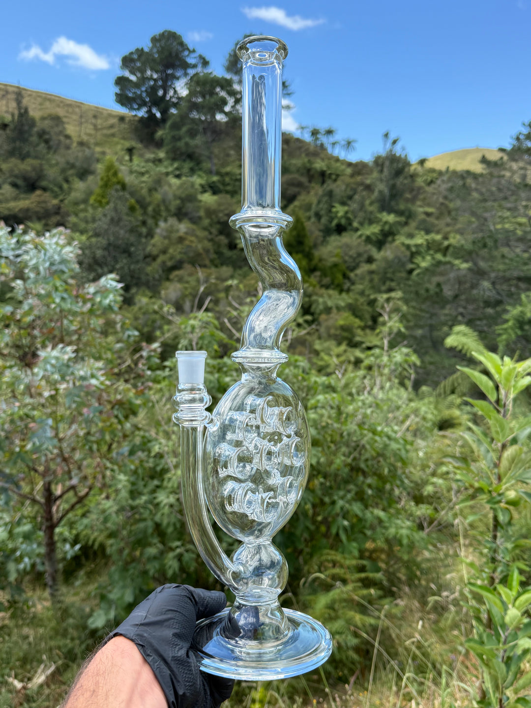 Uzzi Glass Swiss Perc Tube #1 - Clear