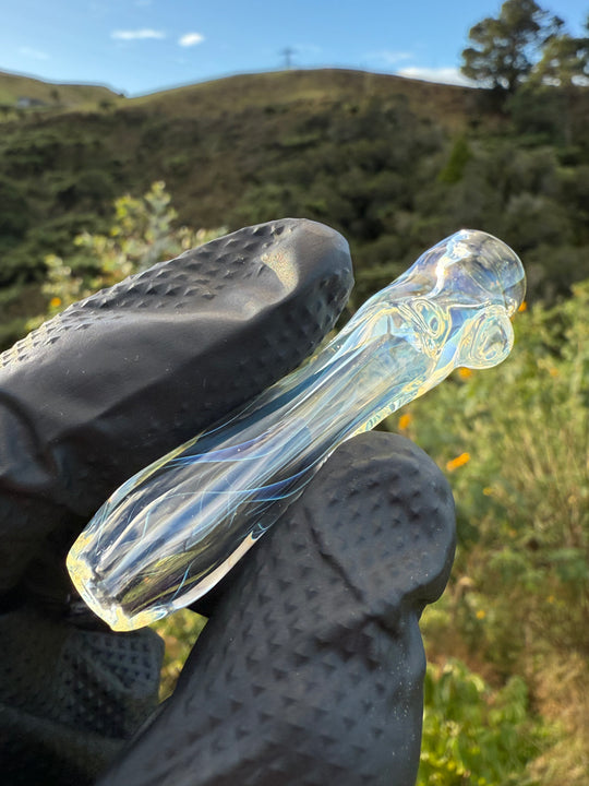 Kaigo Glass One Hitter - Silver Fumed #1