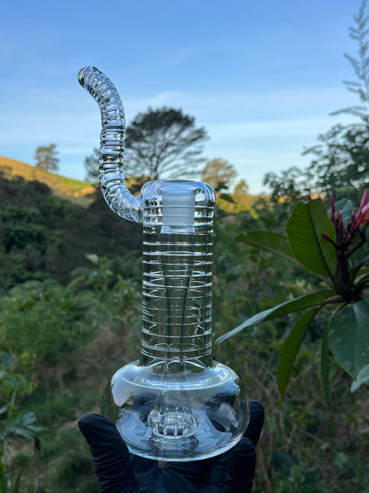 The Glass Bandit 18mm Bubbler #1 - Clear