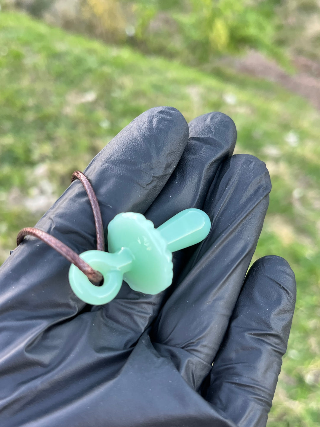 Jamie Clement Shroom Pendant - Mint Green #3