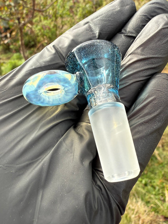 Empirical Glass Slide 14mm Fumicello - Blue Stardust