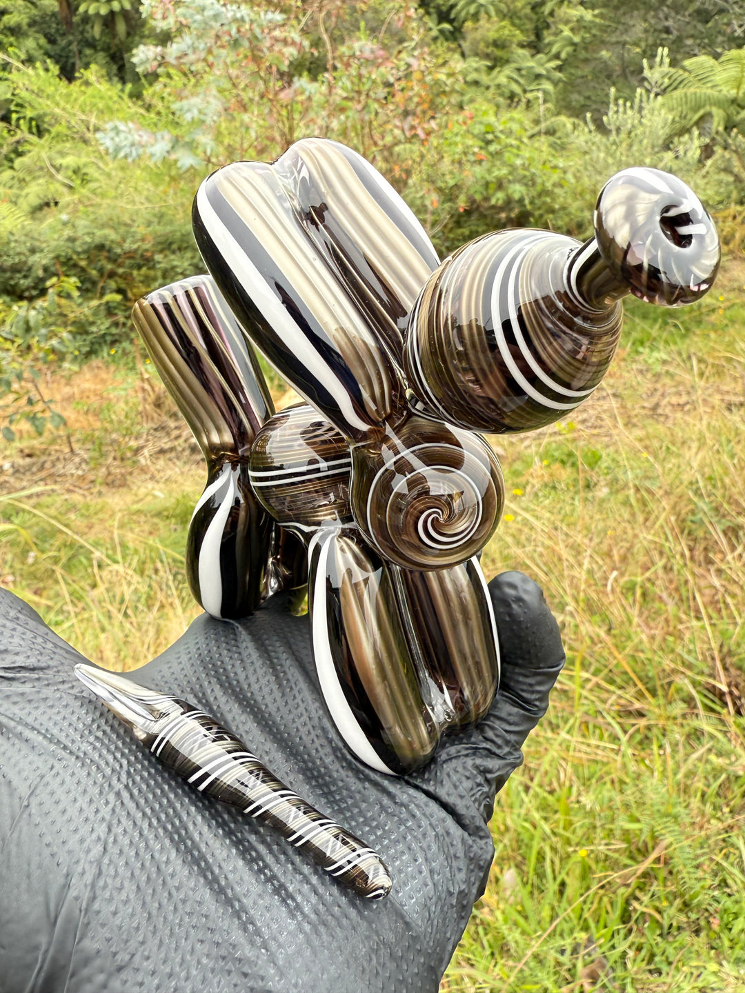 Blitzkriega Balloon Dog Recycler - Black/White/Multicolour