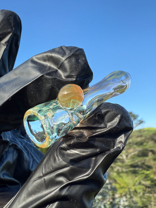 Kaigo Glass One Hitter - Silver Fumed #4