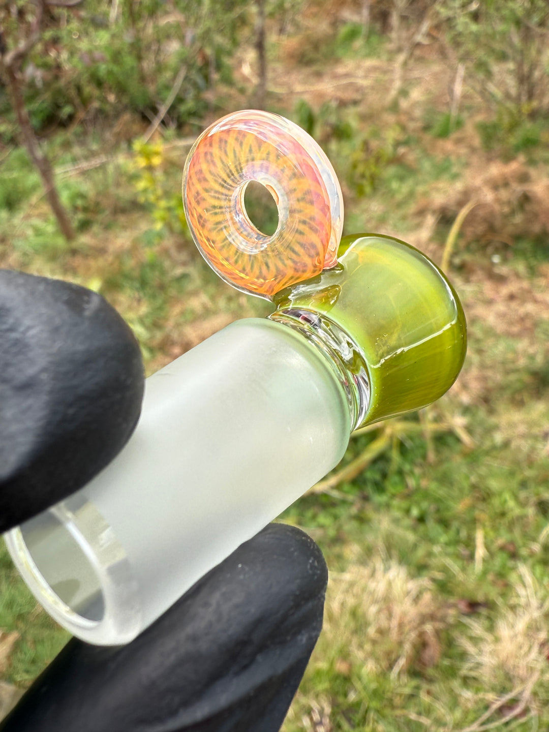 Empirical Glass Slide 18mm Fumicello - Exp Green