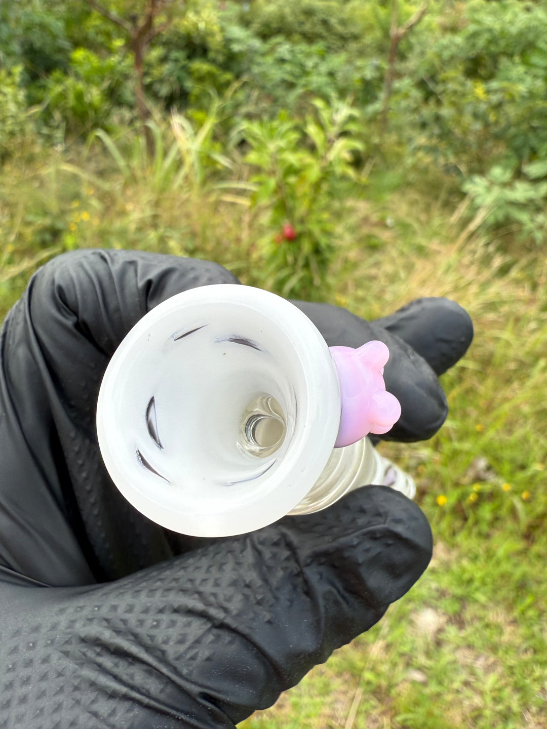 Jamie Clement Glass Collaboration Downstem/Slide - Cow Colour