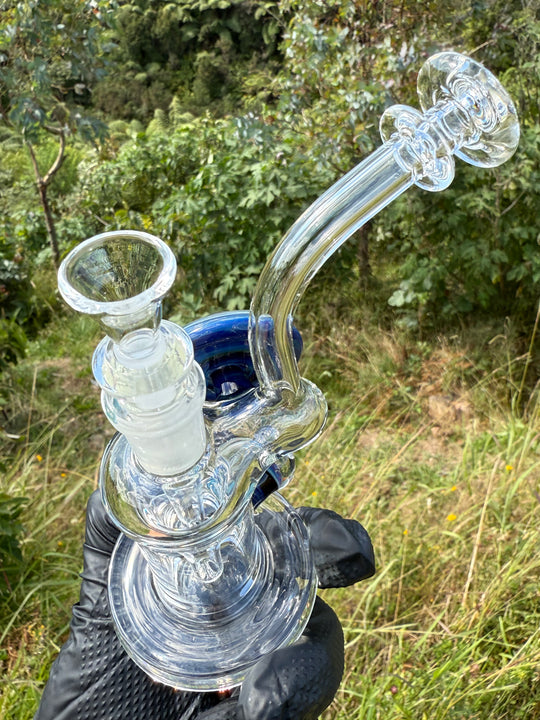 Beerglass Chaos Medallion Mini Rig - Blue Cobalt/Multicoloured #1