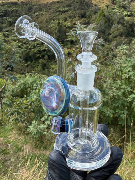 Beerglass Chaos Medallion Mini Rig - Blue Cobalt/Multicoloured #1