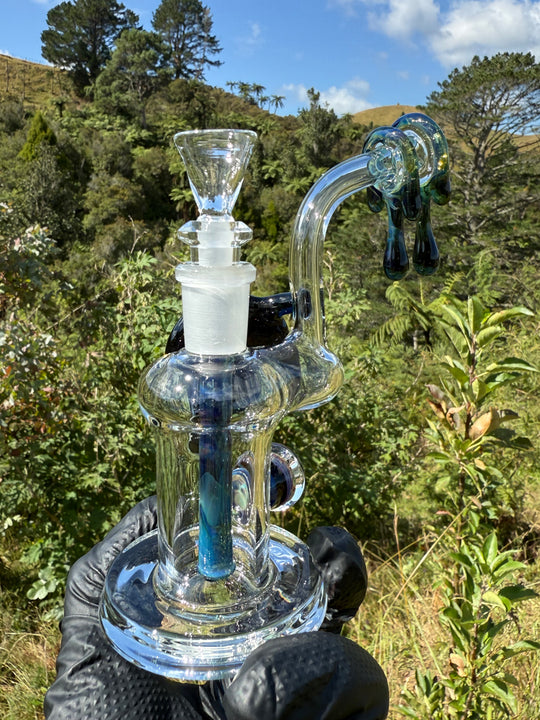 Beerglass Chaos Medallion Drip Mini Rig - Irid/Multicoloured