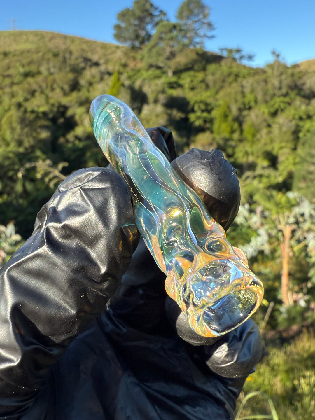 Kaigo Glass One Hitter - Silver Fumed #3