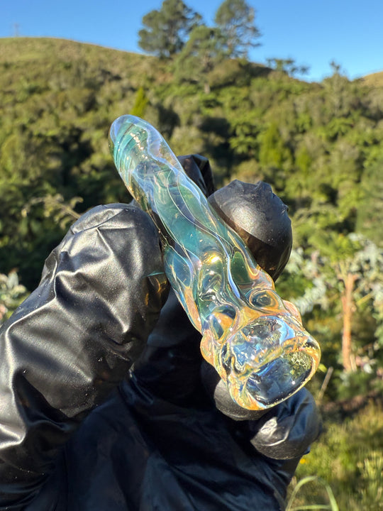 Kaigo Glass One Hitter - Silver Fumed #3