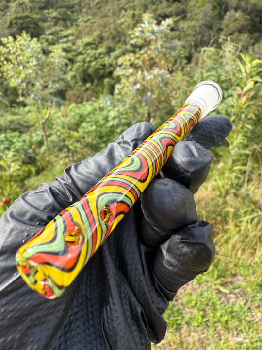 Jamie Clement Glass Collaboration   Downstem - Rasta