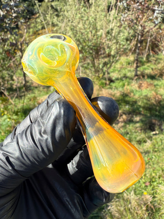 The Glass Bandit Spoon - Silver Fumed