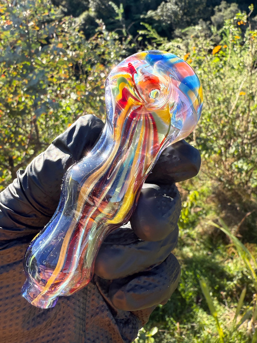 Green Thumb Bob Glass Spoon - Multicoloured #2
