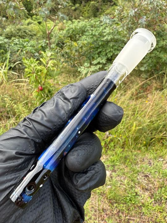 Jamie Clement Glass Collaboration Downstem - Galaxy #5