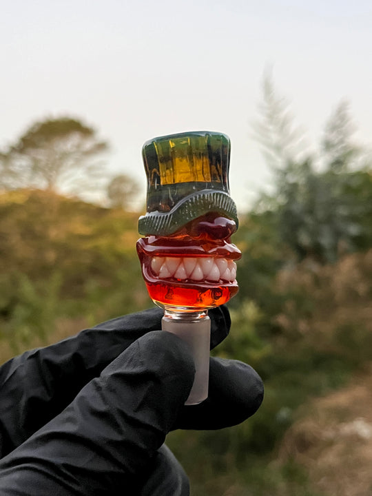 Wyrdglass Goblin Beanie Slide - Pomegranate/Night Cap