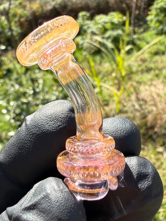 Yeti Glass Puffco Pivot Dry Top - Gold Fumed #1