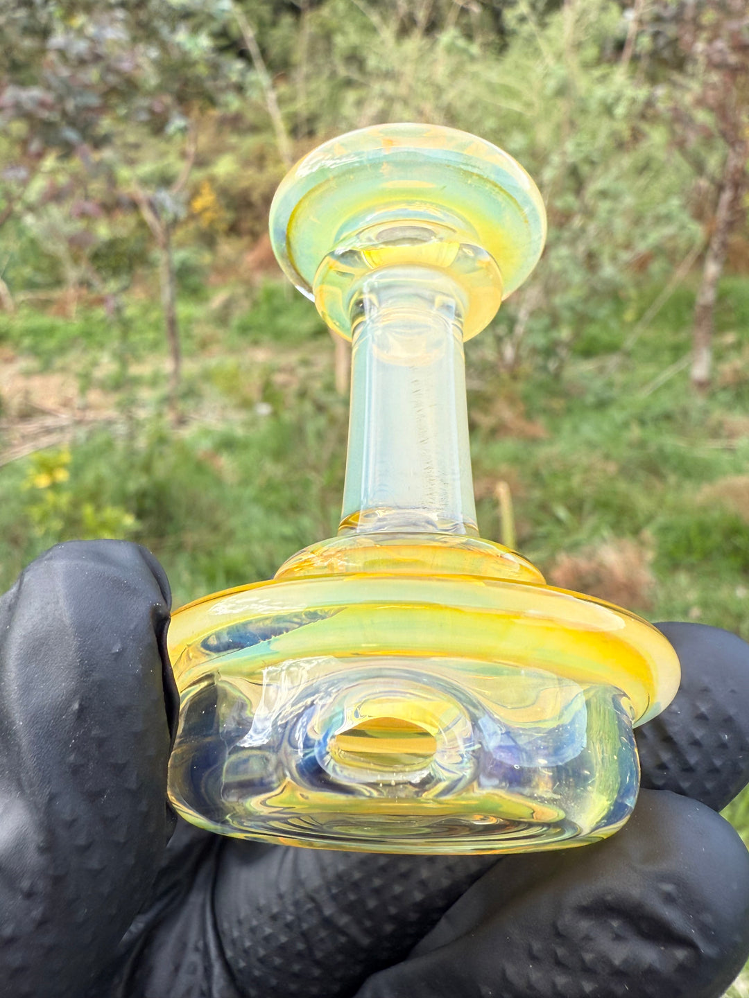 Yeti Glass Puffco Peak Dry Top - Silver Fumed #1