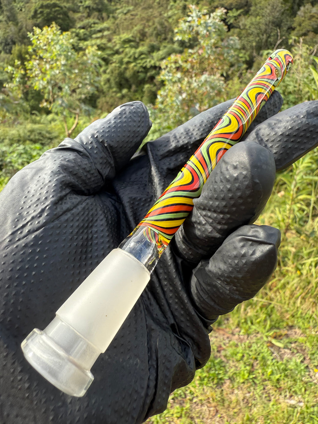 Jamie Clement Glass Collaboration   Downstem - Rasta