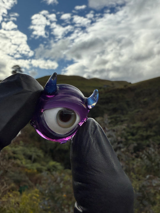 Jamie Clement Monster Eye Carb Cap - Gold Amethyst