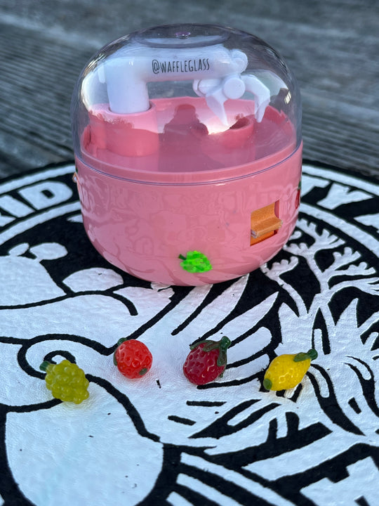 Waffle Glass Terp Pearl Claw Machine - Fruit Themed