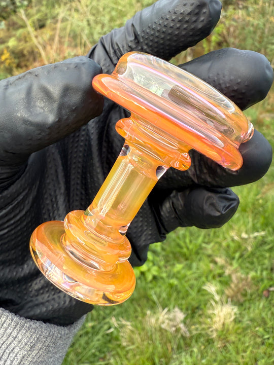 Yeti Glass Puffco Peak Dry Top - Gold Fumed #1