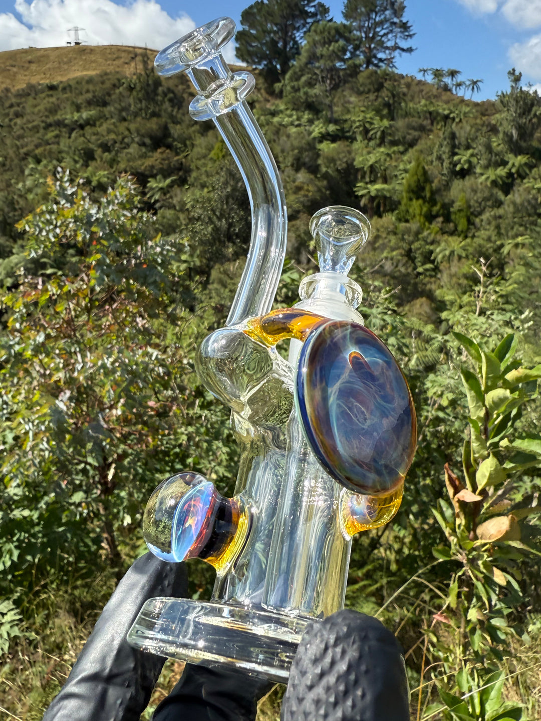 Beerglass Chaos Medallion Mini Rig - Orange/Multicoloured #2