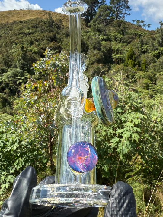 Beerglass Chaos Medallion Mini Rig - Orange/Multicoloured #1