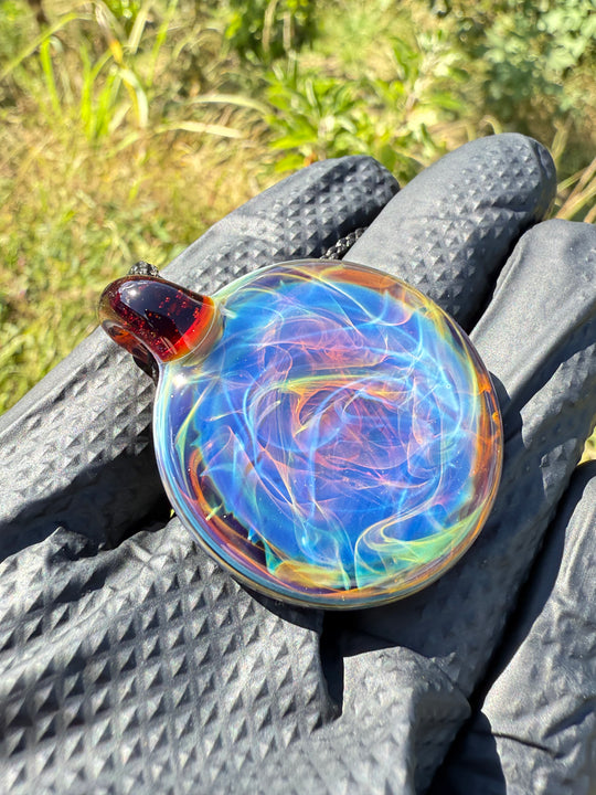 Beerglass Chaos Medallion Pendant - Lokis Lipstick/Multicoloured #3