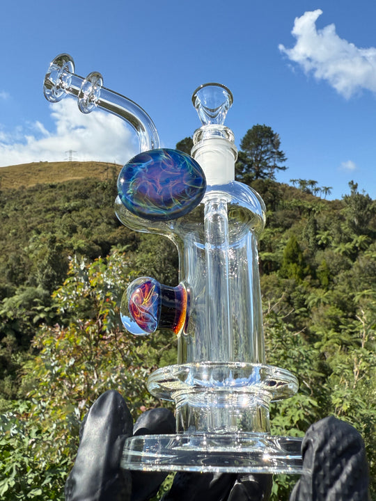 Beerglass Chaos Medallion Mini Rig Tall - Lokis Lipstick/Multicoloured