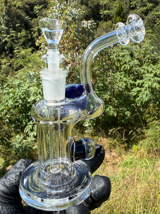 Beerglass Chaos Medallion Mini Rig - Blue Cobalt/Multicoloured #2