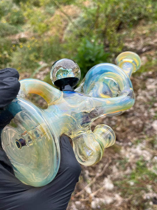 Yeti Glass Double Uptake Klein - Silver Fumed