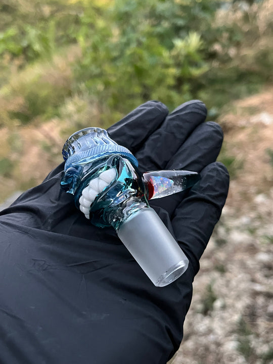 Wyrdglass Goblin Beanie Opal Slab Slide - Nemo/Pinocchio Sparkle