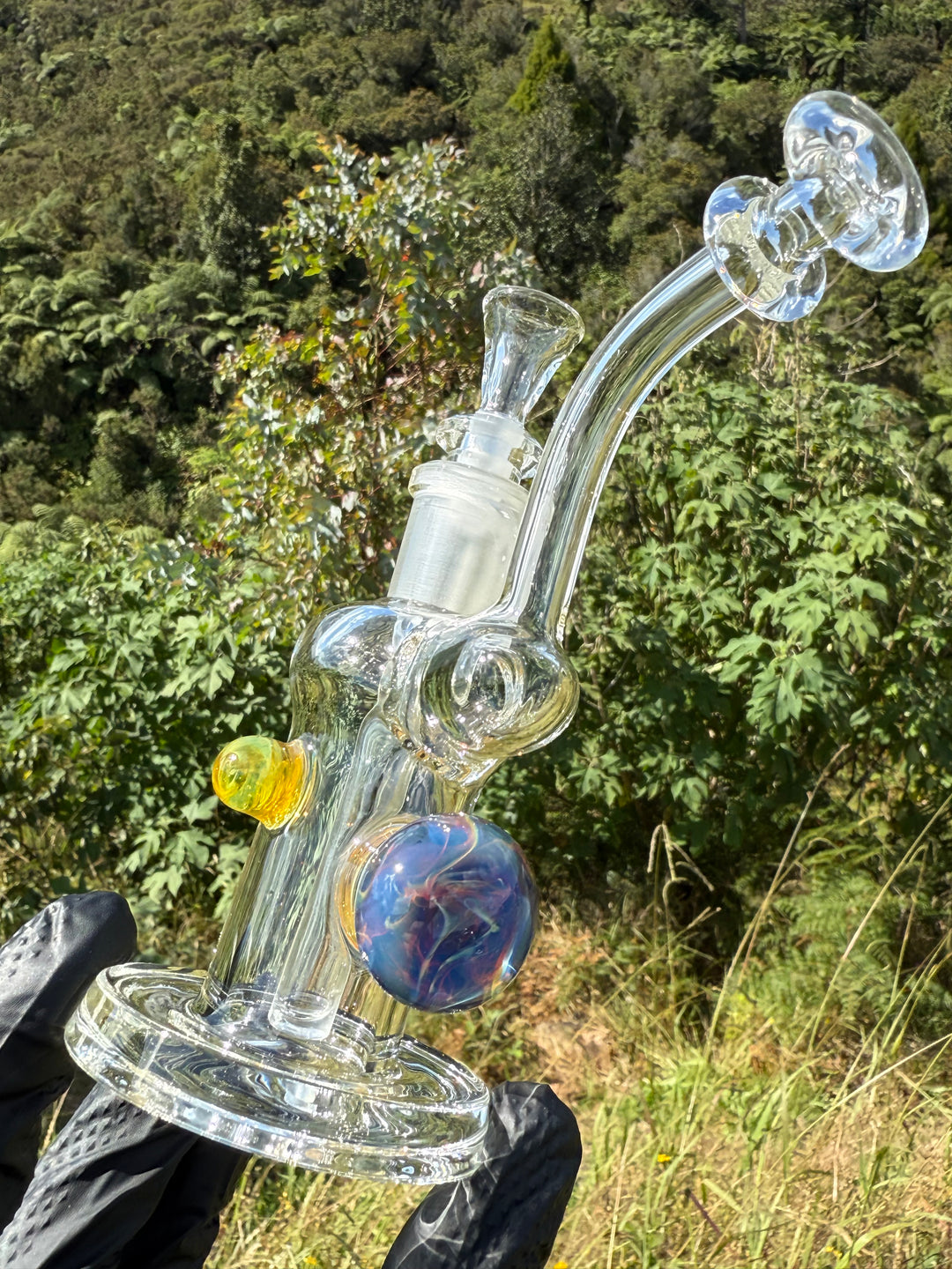 Beerglass Chaos Medallion Mini Rig - Orange/Multicoloured #3