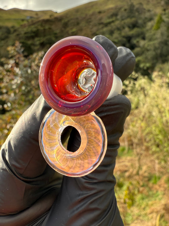 Empirical Glass Slide 14mm Fumicello - Amber Purple