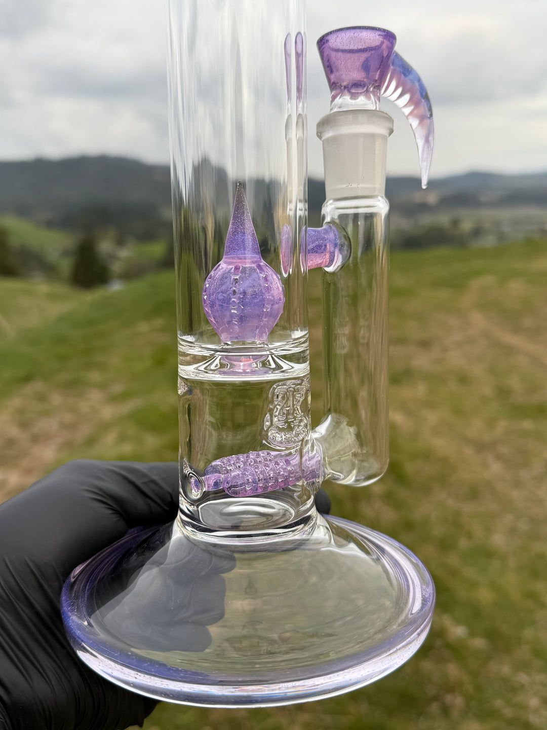 2K Double Inline To 360 Imperial Perc With Slide - Pink Slyme