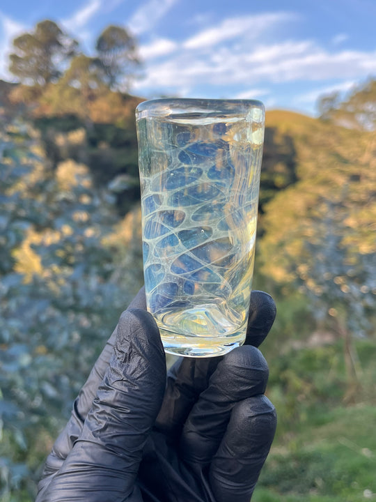 Jargo Glass Shot Glass - Silver Fumed #1